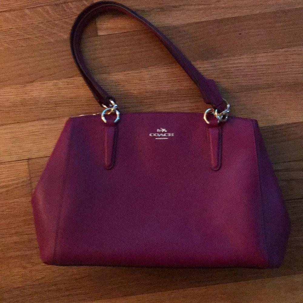 Purple Coach Bag
